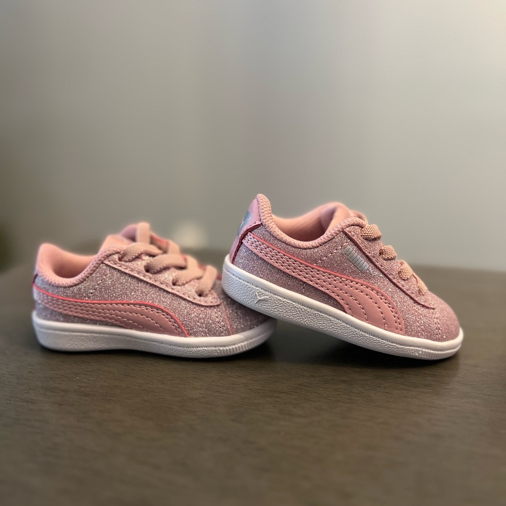 Puma Kids Sparkling Pink Sneakers
